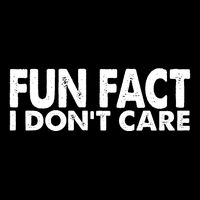 Fun Fact I Dont Care Funny 16 in Basic Backpack