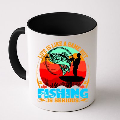 Funny Fishing Is Serious Mug