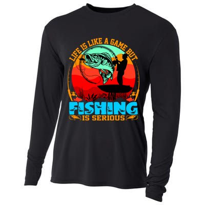 Funny Fishing Is Serious Cooling Performance Long Sleeve Crew