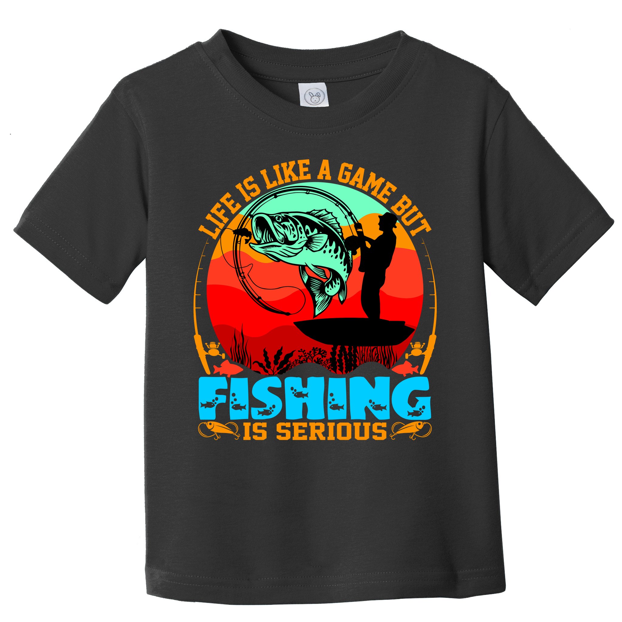 Funny Fishing Is Serious Toddler T-Shirt