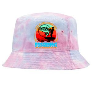 Funny Fishing Is Serious Tie-Dyed Bucket Hat