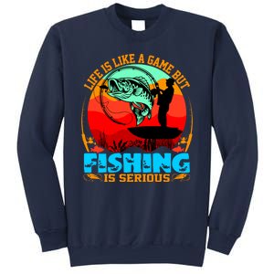 Funny Fishing Is Serious Sweatshirt