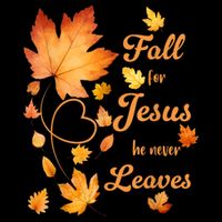 Fall For Jesus He Never Leave Beautiful Fall Leaves Impact Tech Backpack