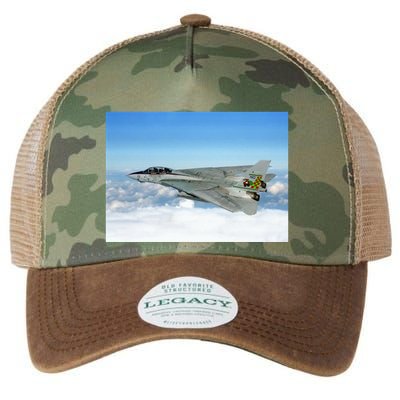F14 Fighter Jet Legacy Tie Dye Trucker Hat