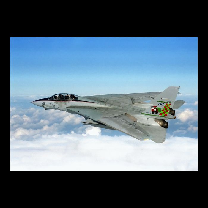 F14 Fighter Jet Drawstring Bag