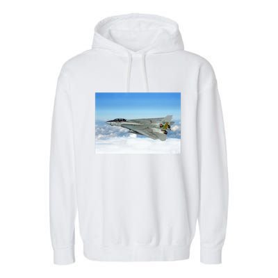 F14 Fighter Jet Garment-Dyed Fleece Hoodie