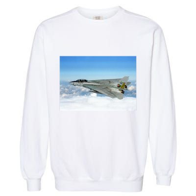 F14 Fighter Jet Garment-Dyed Sweatshirt