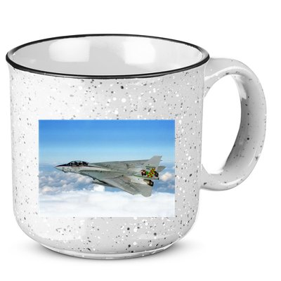 F14 Fighter Jet 15oz Campfire Ceramic Mug