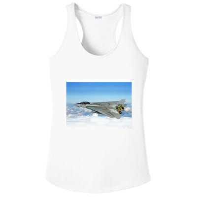 F14 Fighter Jet Ladies PosiCharge Competitor Racerback Tank