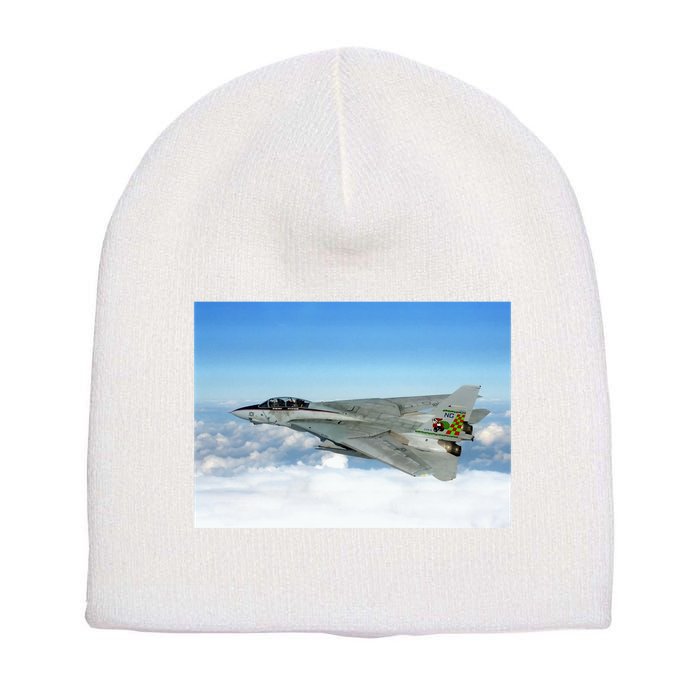 F14 Fighter Jet Short Acrylic Beanie
