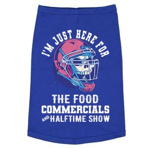 Funny Football Just Here For Food Commercials Halftime Show Gift Doggie Tank