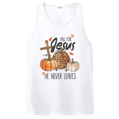 Fall For Jesus He Never Leaves Christian Thanksgiving Dinner PosiCharge Competitor Tank