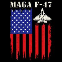 F47 Fighter Jet F-47 Jet Fighter Aircraft Us Flag Vintage Bag