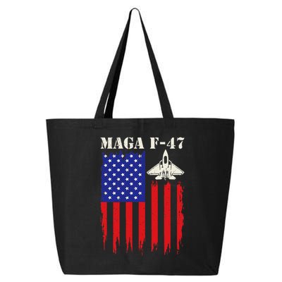 F47 Fighter Jet F-47 Jet Fighter Aircraft Us Flag Vintage 25L Jumbo Tote