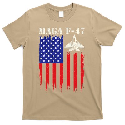 F47 Fighter Jet F-47 Jet Fighter Aircraft Us Flag Vintage T-Shirt