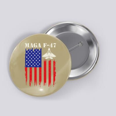 F47 Fighter Jet F-47 Jet Fighter Aircraft Us Flag Vintage Button