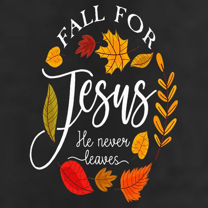 Fall For Jesus He Never Leaves Pumpkin Thanksgiving Beanie