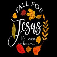 Fall For Jesus He Never Leaves Pumpkin Thanksgiving Drawstring Bag