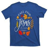 Fall For Jesus He Never Leaves Pumpkin Thanksgiving T-Shirt