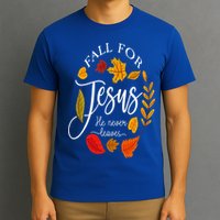 Fall For Jesus He Never Leaves Pumpkin Thanksgiving T-Shirt