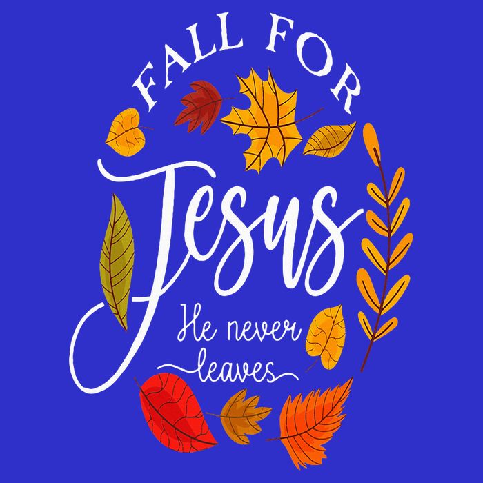 Fall For Jesus He Never Leaves Pumpkin Thanksgiving Baby Bodysuit