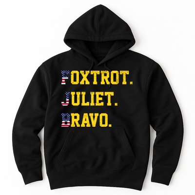 FJB Foxtrout Juliet Bravo USA Pro American America Hoodie