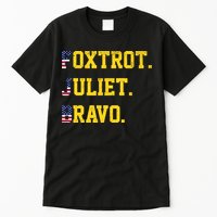 FJB Foxtrout Juliet Bravo USA Pro American America Tall T-Shirt