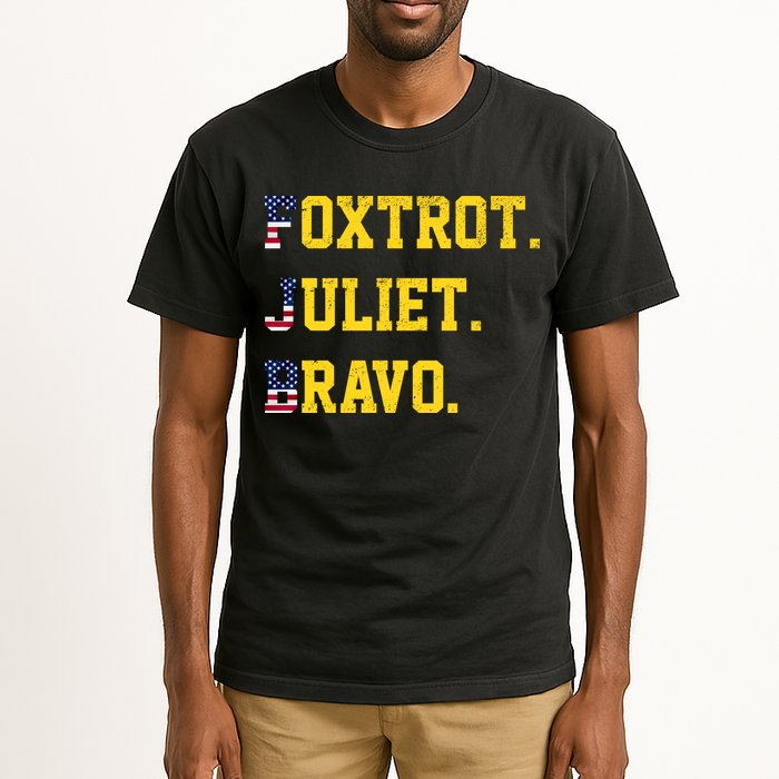 FJB Foxtrout Juliet Bravo USA Pro American America Tall T-Shirt