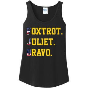 FJB Foxtrout Juliet Bravo USA Pro American America Ladies Essential Tank