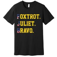 FJB Foxtrout Juliet Bravo USA Pro American America Premium T-Shirt