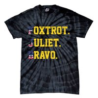 FJB Foxtrout Juliet Bravo USA Pro American America Tie-Dye T-Shirt