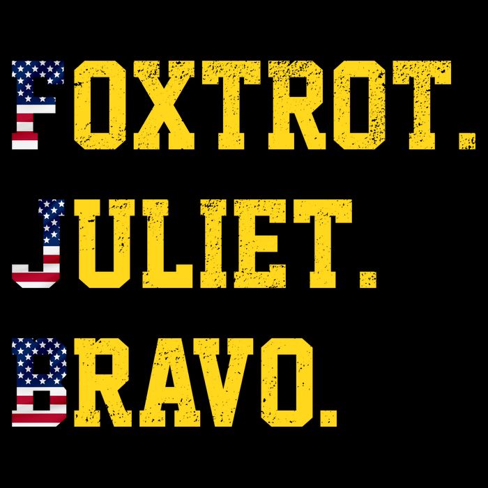 FJB Foxtrout Juliet Bravo USA Pro American America Tie-Dye T-Shirt