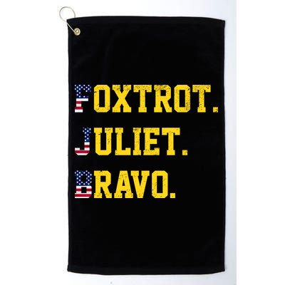 FJB Foxtrout Juliet Bravo USA Pro American America Golf Towel