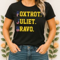 FJB Foxtrout Juliet Bravo USA Pro American America Womens T-Shirt