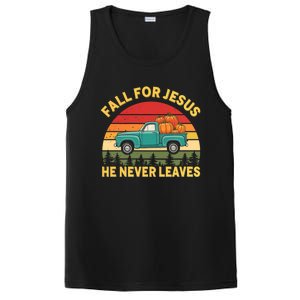 Fall For Jesus Autumn Pumpkin Faith Christian Gift PosiCharge Competitor Tank