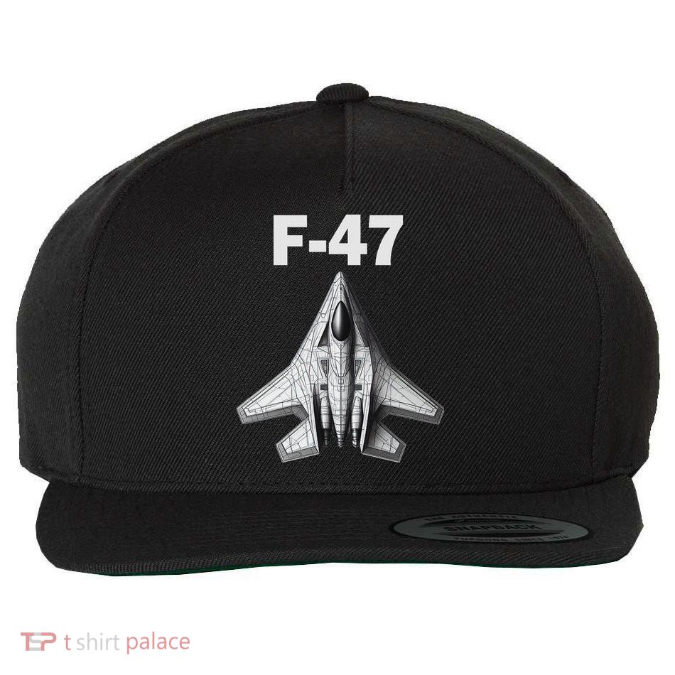 F47 Fighter Jet 6th Generation Jet Wool Snapback Cap