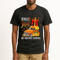 Fall For Jesus He Never Leaves Cross Jesus Christian Lover Tall T-Shirt