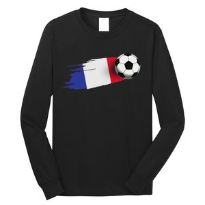 France Flag Jersey French Soccer Team French Long Sleeve Shirt