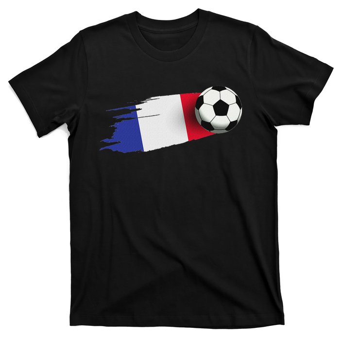 France Flag Jersey French Soccer Team French T-Shirt