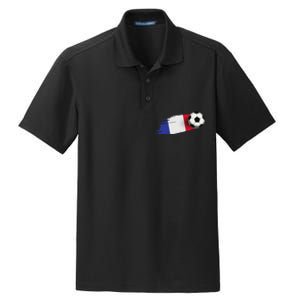 France Flag Jersey French Soccer Team French Dry Zone Grid Polo