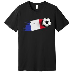 France Flag Jersey French Soccer Team French Premium T-Shirt