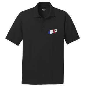 France Flag Jersey French Soccer Team French PosiCharge RacerMesh Polo