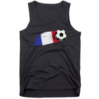 France Flag Jersey French Soccer Team French Tank Top