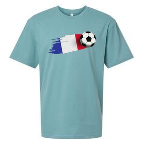 France Flag Jersey French Soccer Team French Sueded Cloud Jersey T-Shirt