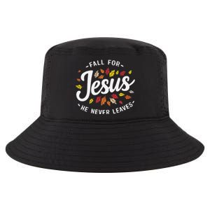 Fall For Jesus Autumn Leaves Faith Religious Cool Comfort Performance Bucket Hat