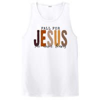 Fall For Jesus He Never Leaves Quote PosiCharge Competitor Tank