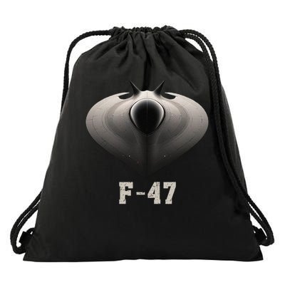 F47 Fighter Jet 6th Generation In Imagination Drawstring Bag