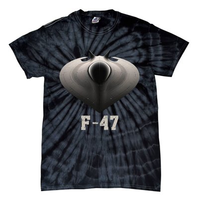 F47 Fighter Jet 6th Generation In Imagination Tie-Dye T-Shirt