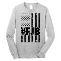 FJB F Joe Biden Vintage American Flag Long Sleeve Shirt