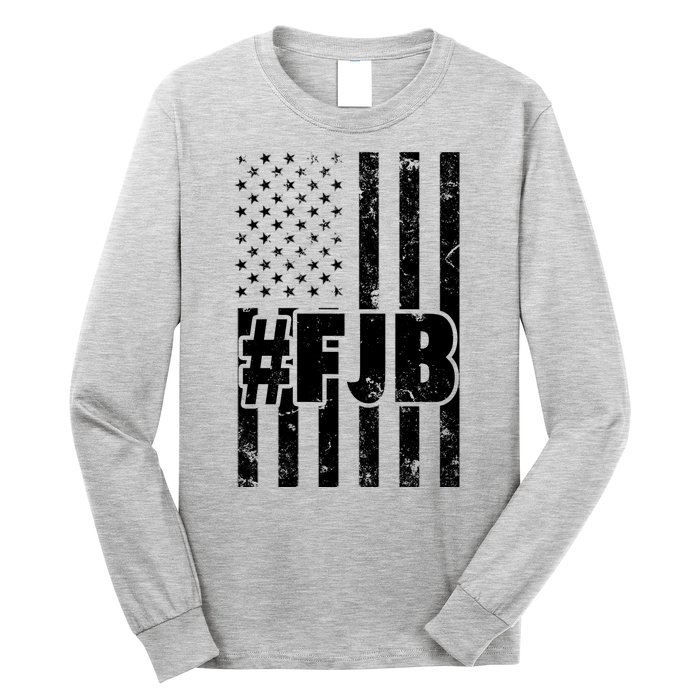 FJB F Joe Biden Vintage American Flag Long Sleeve Shirt